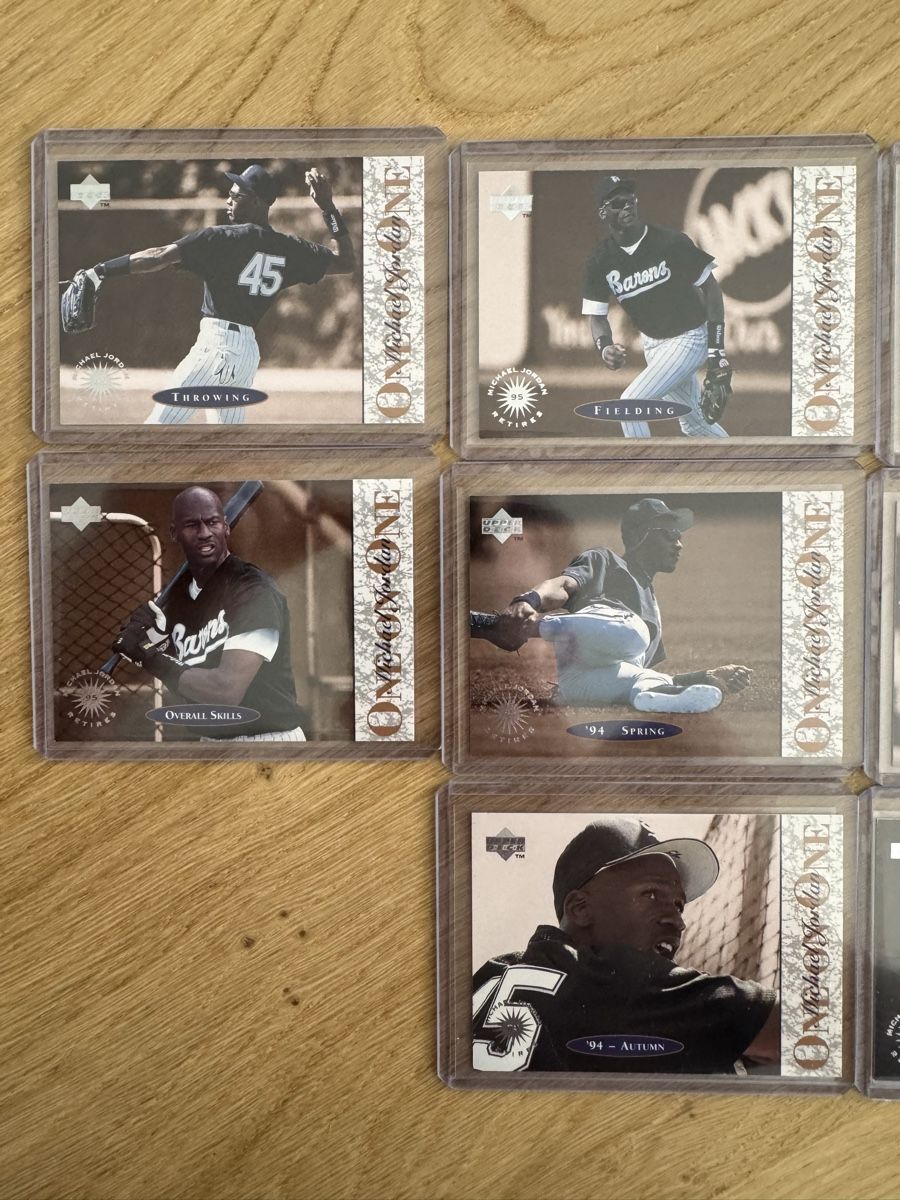 Jordan Cartes à collectionner: Michael Jordan Upper Deck Baseball Card Set 10 Cards – D'occasion à Founex par egz_58qz 1
