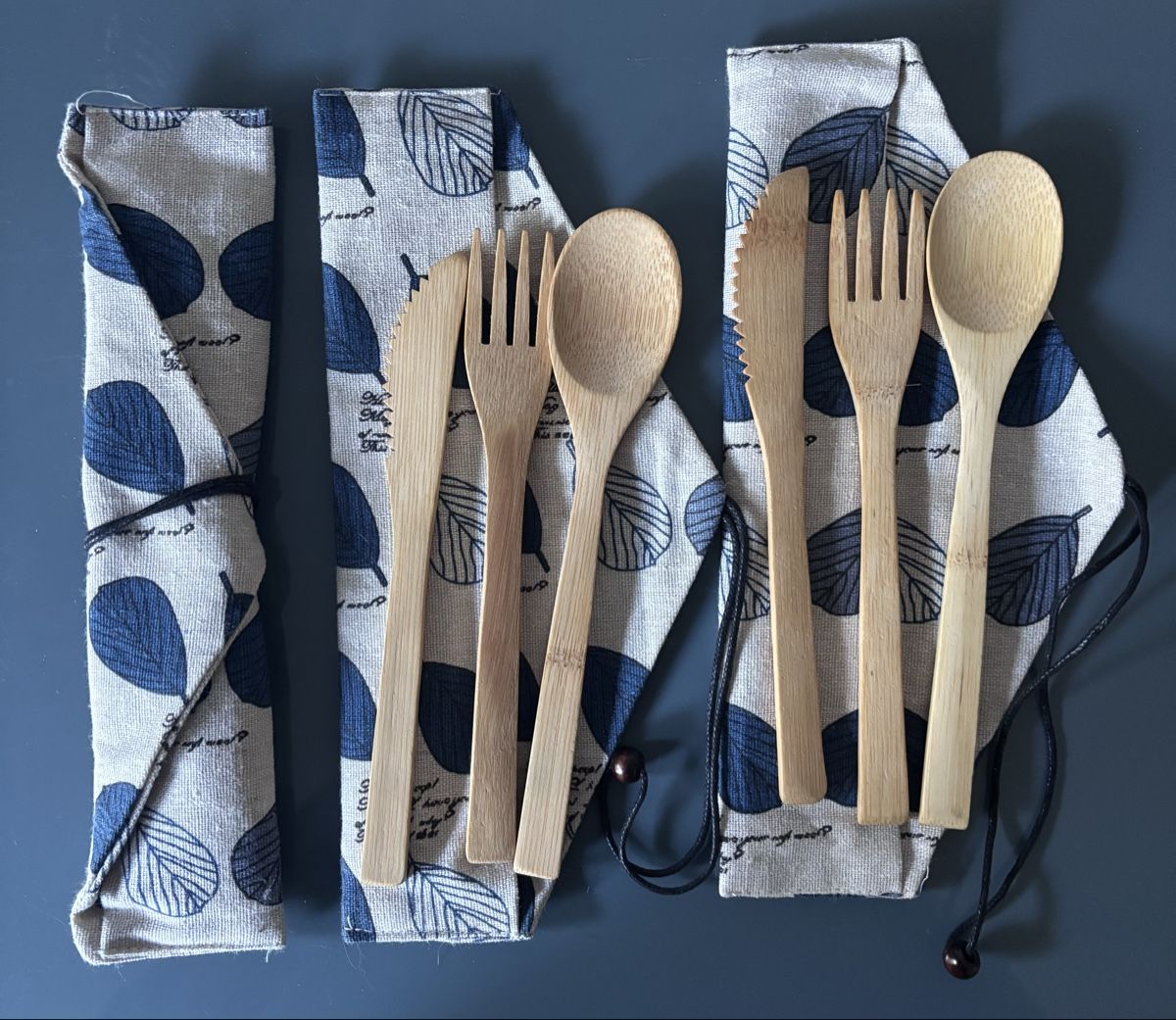 Set di posate: Couverts en bambou - 3 set – Nuovo e nell'imballaggio originale da Prilly venduto da Adrianacometti