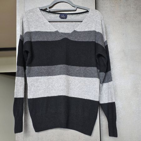 🐸 KASCHMIR PULLOVER VON CASHMERE COLLECTION Gr M Grau