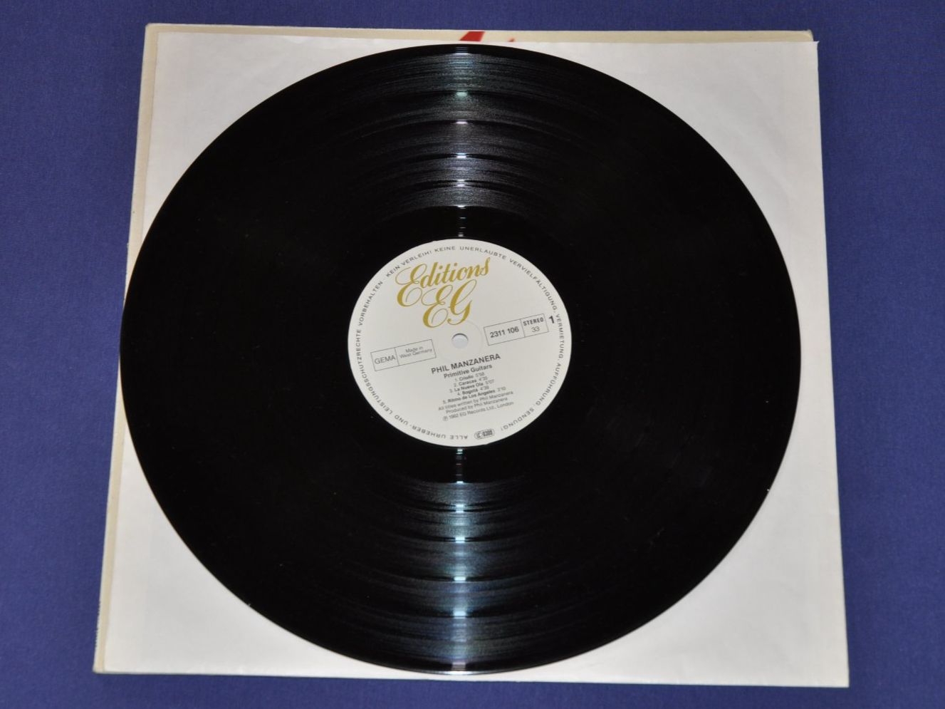 Schallplatten: LP Phil Manzanera - Primitive Guitars – Gebraucht aus Boll von Theodora15 2