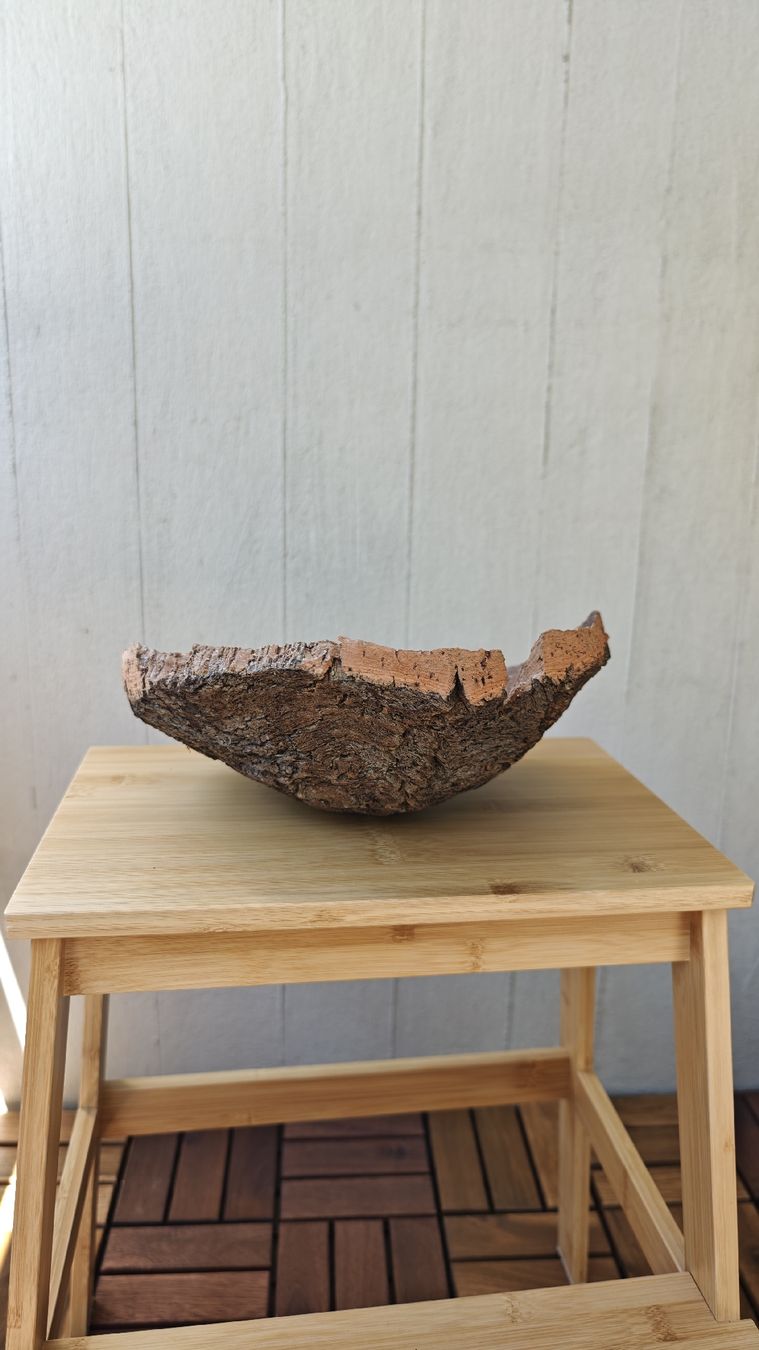 Toutes les décorations: Natural Cork Bark Bowl Decorative Object Handmade Unique – Neuf avec emballage d'origine à Zürich par Mgaiovitoria 7