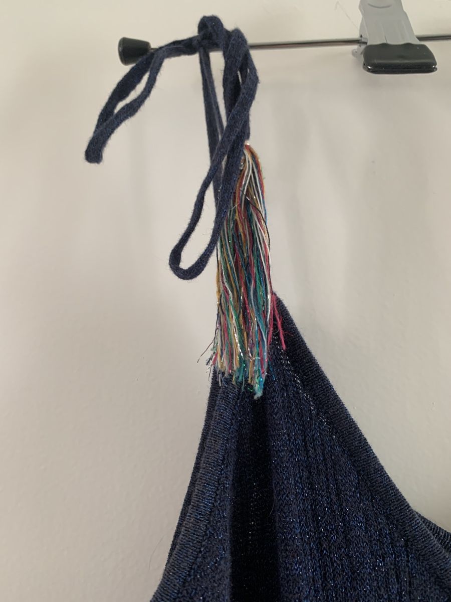 Mango Vestiti: Robe bleu paillettes Mango – Usato da Prangins venduto da val_2c72 2
