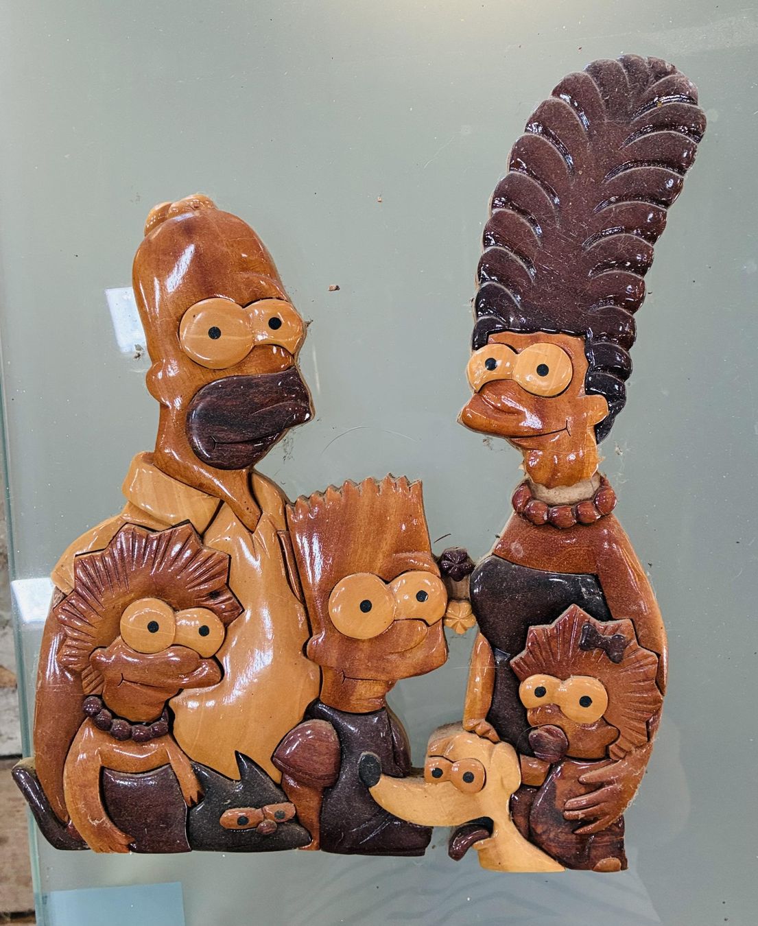 Statuette: Holzfigur Simpsons – Difettoso da Oberkulm venduto da Weberlisa