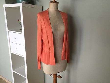 Monsoon Leichte Strickjacke, 36% Leinen, Gr M