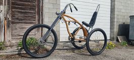 Trike chopper velo - cruiser velo - custom - tricycle