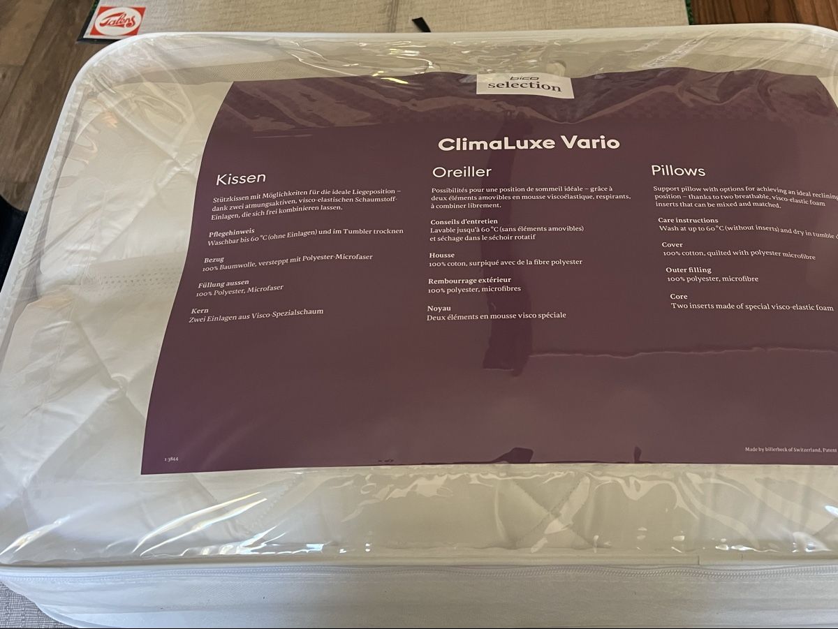 Bico Cuscini: Bico climaLuxe Vario 70x50 polyester – Nuovo e nell'imballaggio originale da Winterthur venduto da palisander84 2