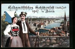 Zürich, eidg. Schützefest 1907, Päarc