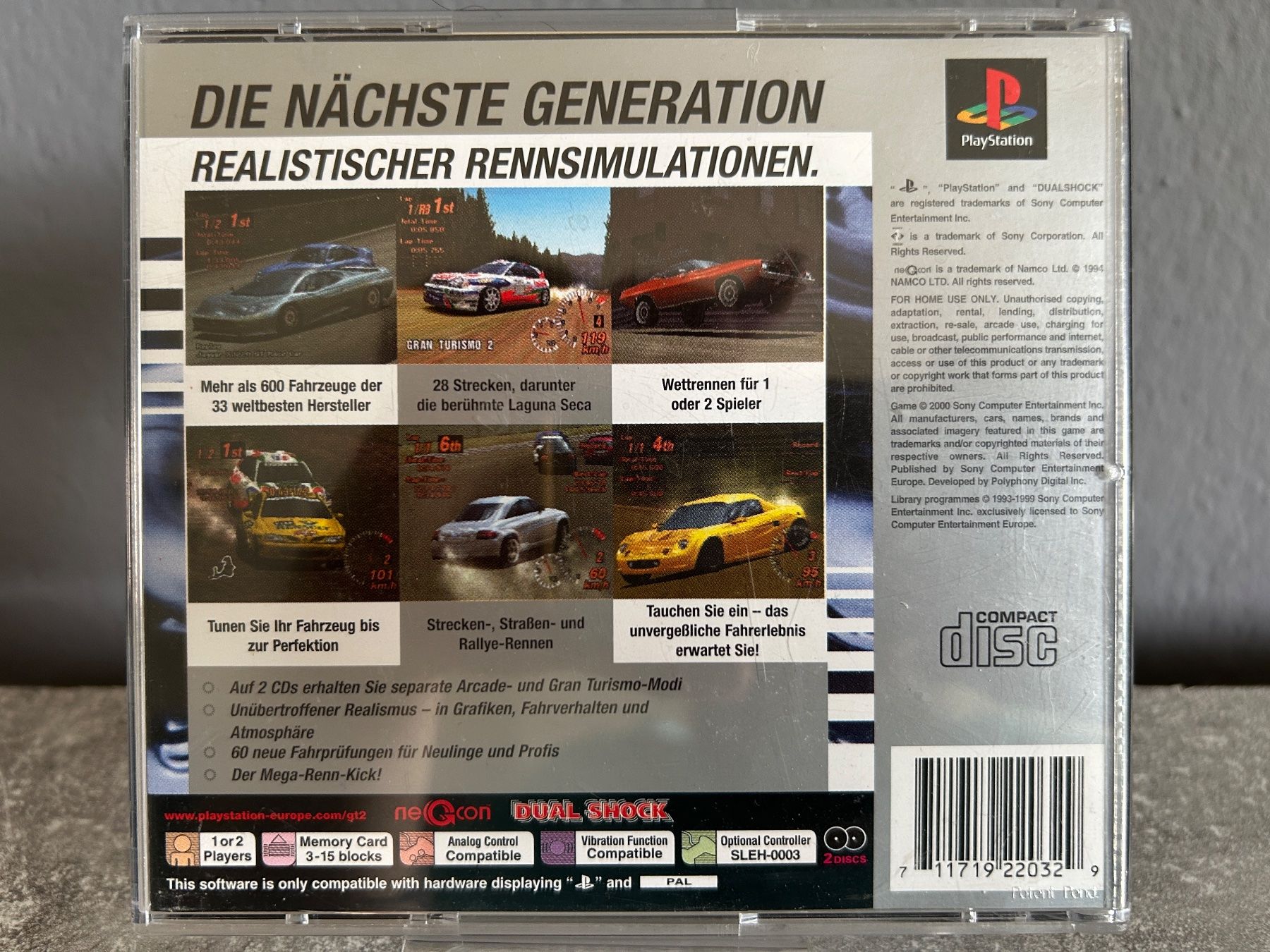 Sony Spiele: Gran Turismo 2 - PS1 – Gebraucht aus Oberglatt ZH von NerdStore 1