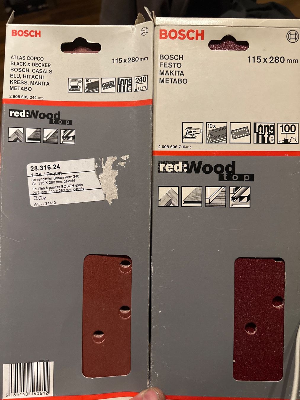 Bosch Smerigliatrici & Lucidatrici: Schleifpapier Schleifbogen, Bosch, Dewald – Nuovo e nell'imballaggio originale da Benken ZH venduto da Audi-erich 3