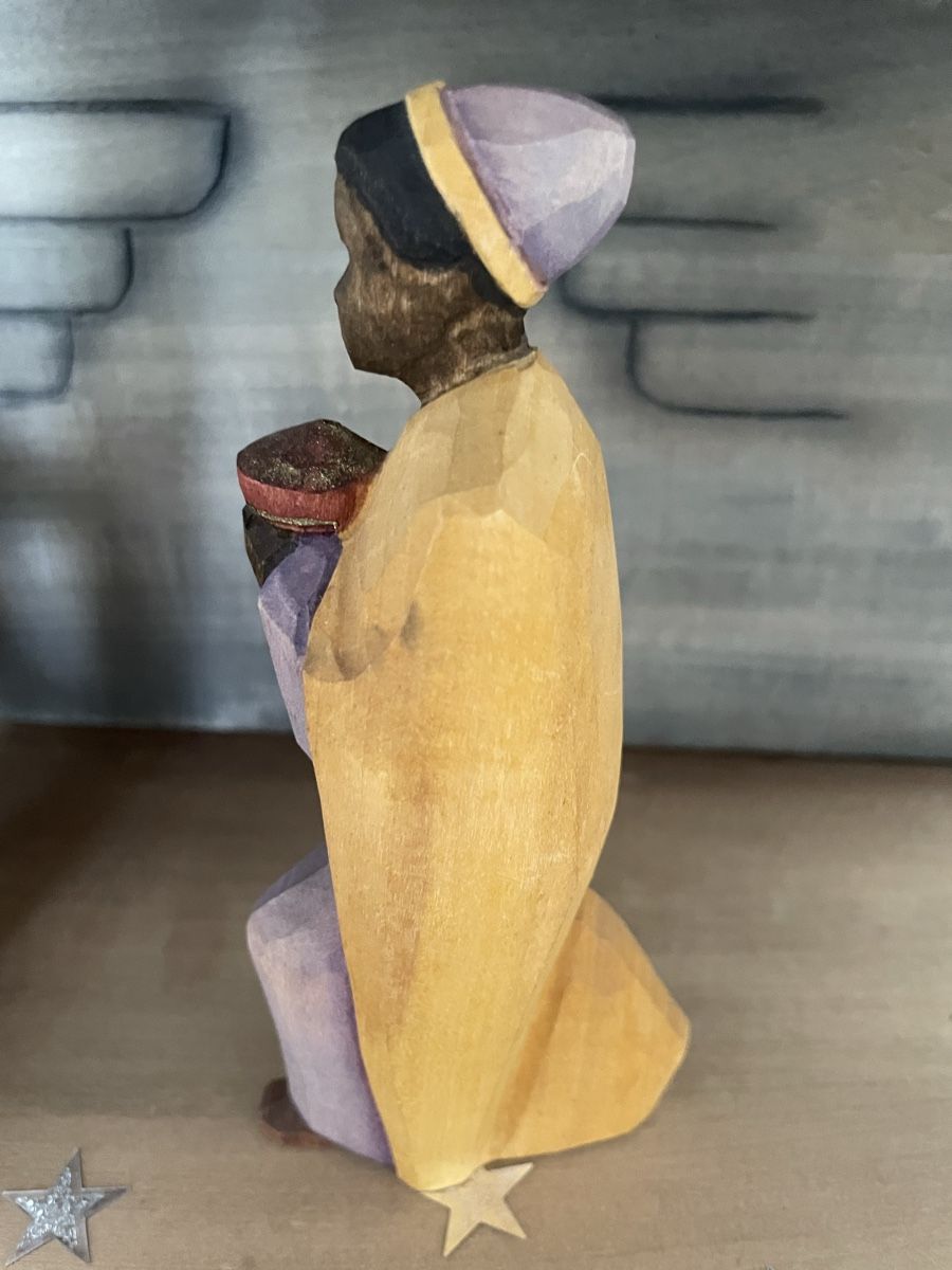 Statuette: Krippenfigur König von Brienzer Schnitzerei  – Usato da Emmenbrücke venduto da miz_9kht 1