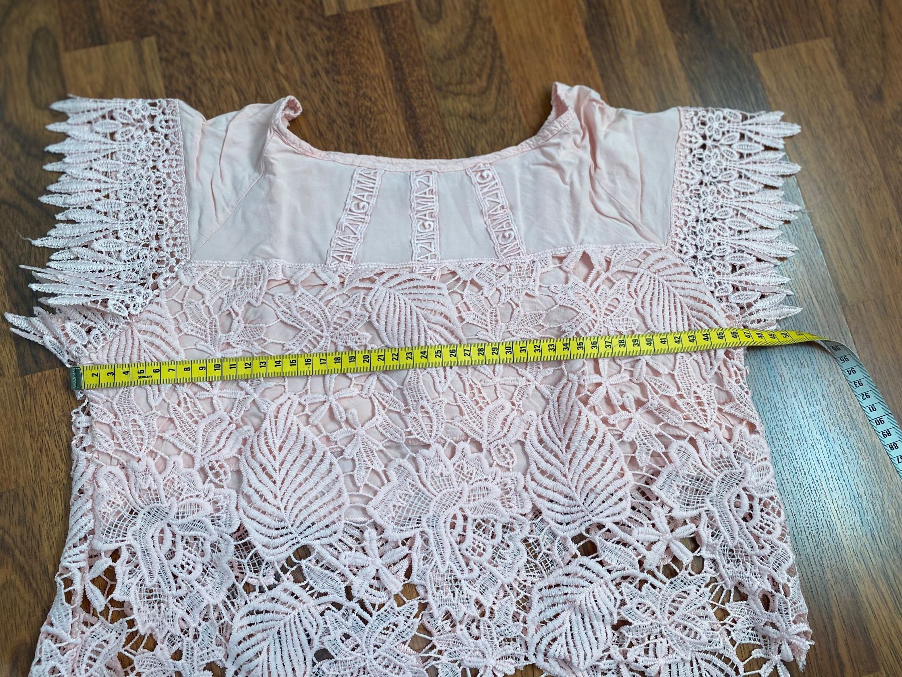 Tops: Rosa Top mit Spitzen – Gebraucht aus Stadel b. Niederglatt von sandart 4