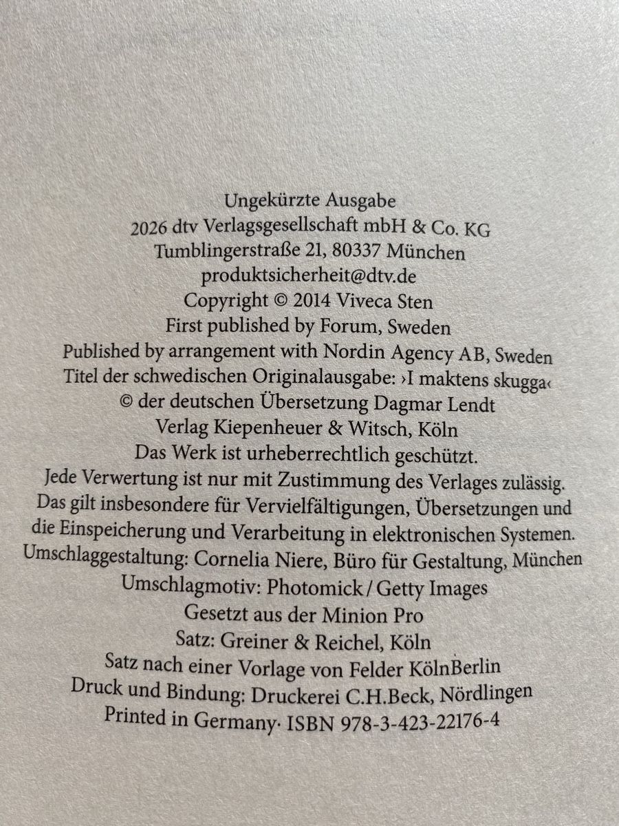 Bücher: Tödliche Nachbarschaft - Viveca Sten – Gebraucht aus Schwarzenburg von Michellu 4