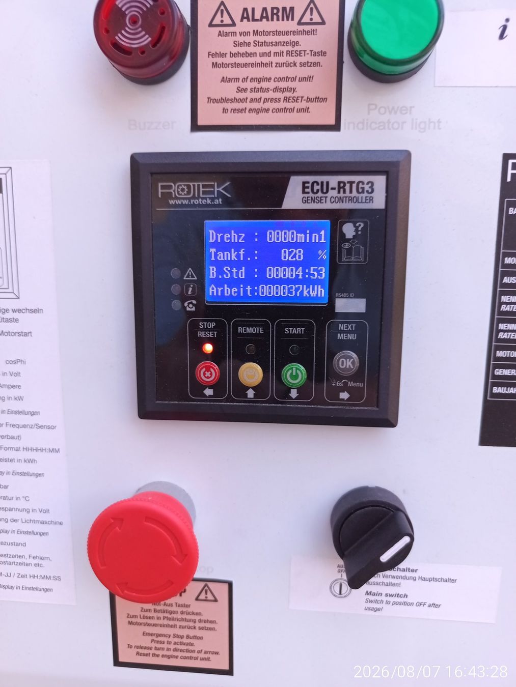 Stromgeneratoren: Notstrom Dieselgenerator  15kW – Gebraucht aus Herbetswil von Peter621 4