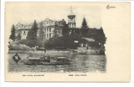 Spiez (BE) Grand Hotel Spiezerhof - Dampfschief Spiez - 1903