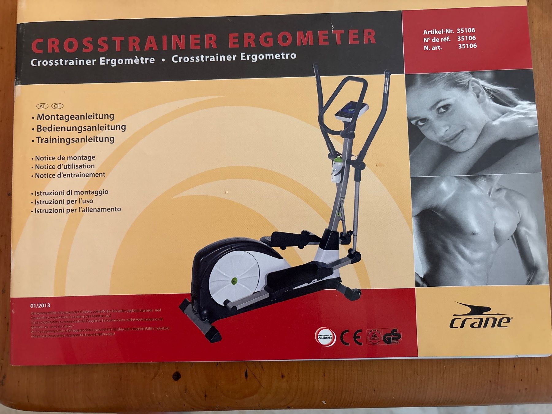 Aldi Vélos d'appartement: Crosstrainer Ergometer Crane Modell 35106 gebraucht – D'occasion à Brüttisellen par Wabe