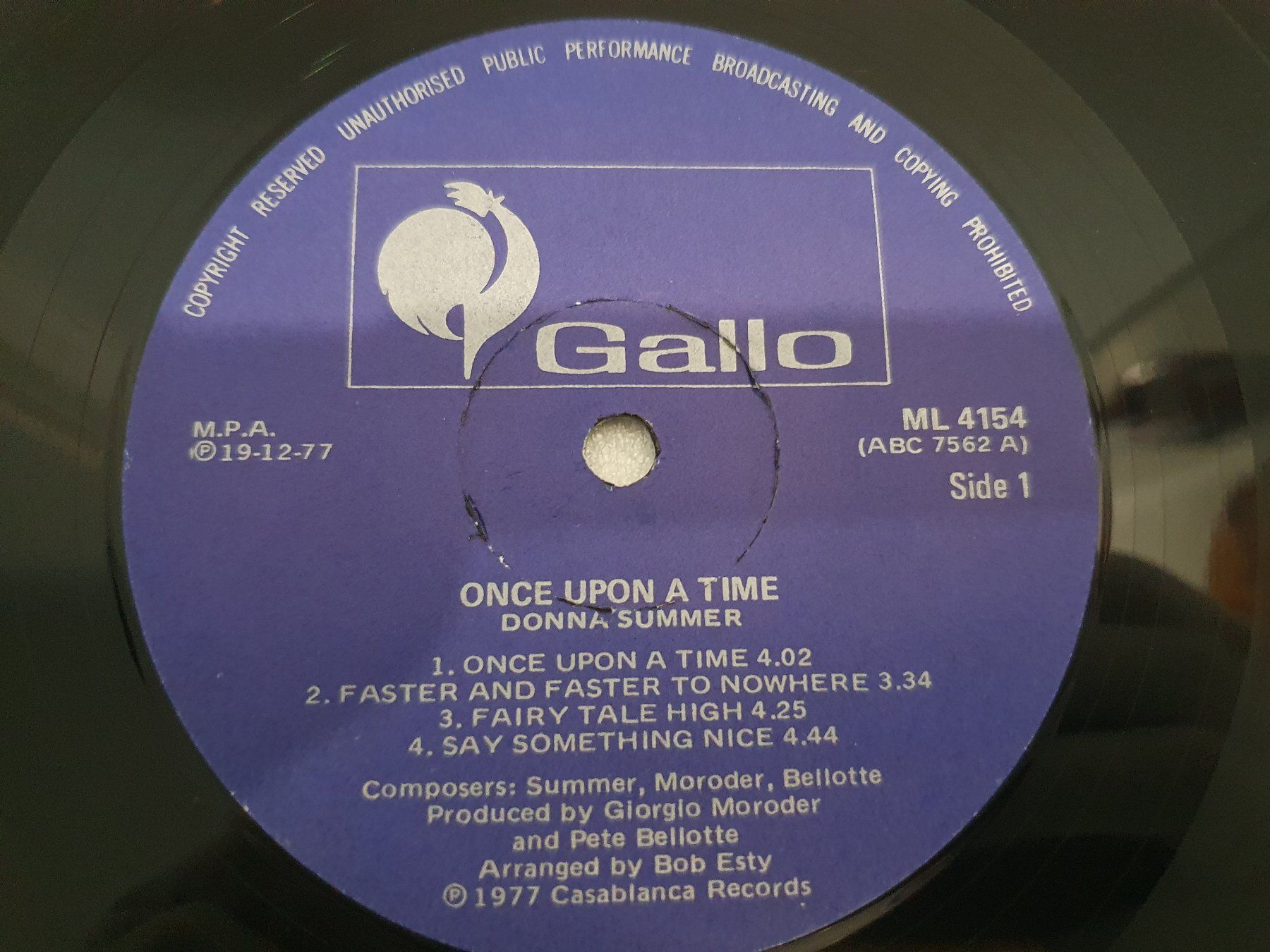 Schallplatten: Donna Summer – Once Upon A Time... – Gebraucht aus Uster von Vinyl-Leidenschaft 6