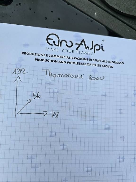 Stufe caminetto: poêle à pellets 12kW thermorossi – Usato da Vetroz venduto da Skyfides 3