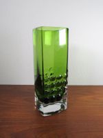 Mid Century Glasvase Vintage Noppenglas 1960er Jahre