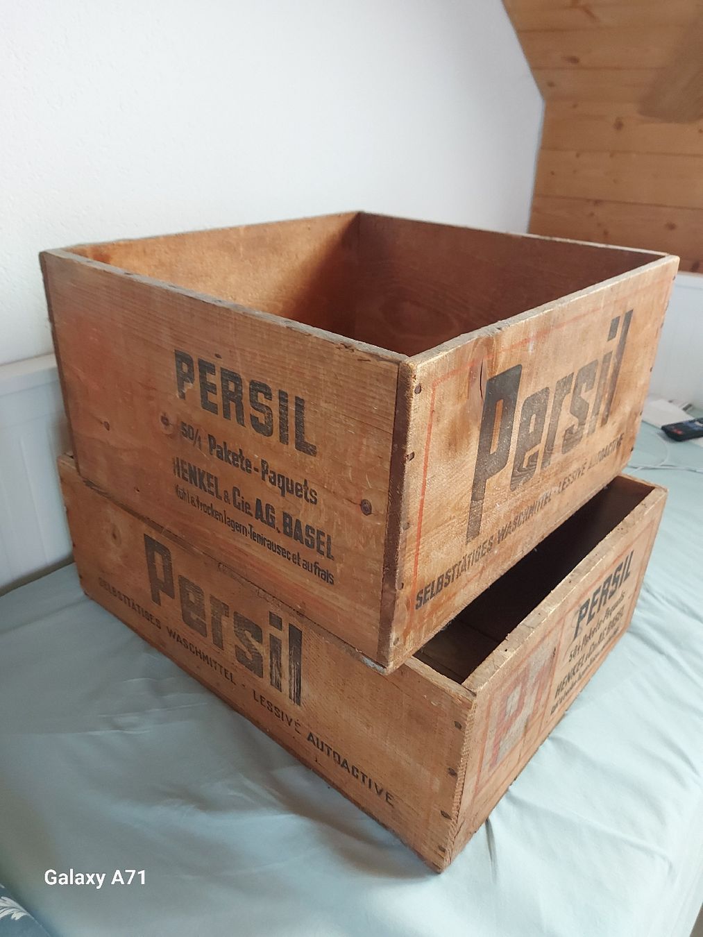 Casse di trasporto: 2 alte Persil Holzkisten – Usato da Rumisberg venduto da AaronRodgers81 1