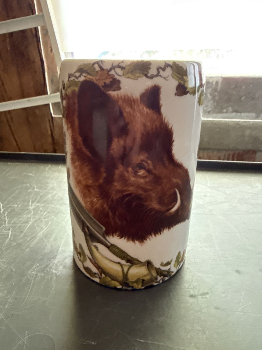 Tutte le decorazioni: Bierkrug mit Wildschweinmotiv – Nuovo (secondo la descrizione) da Krattigen venduto da Chasseur3