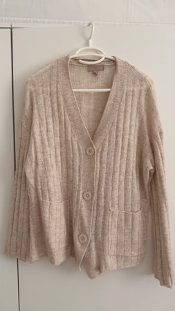 Damen Strickjacke beige Grösse S