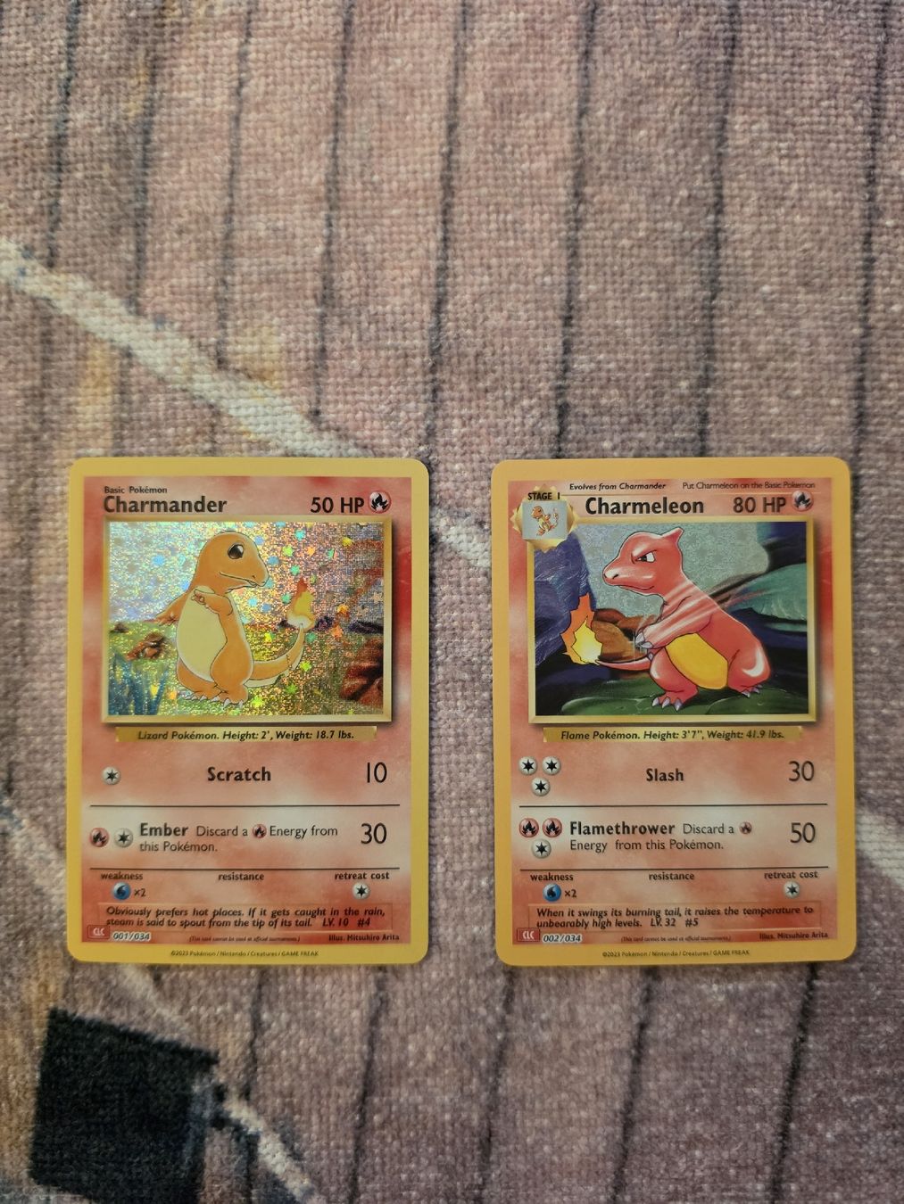 Pokémon Carte collezionabili: 2 Pokemon Karten Charmander Charmeleon Holo – Nuovo (secondo la descrizione) da Winterthur venduto da Black.diamond.ch