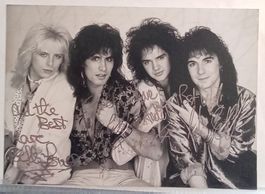 Monro Autogramm signiert Foto 13x18cm Hard Rock 1987