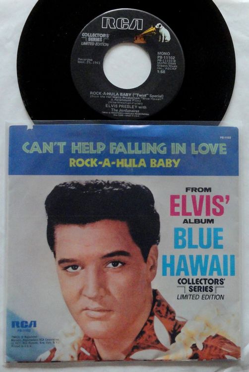 Si Elvis Presley Cant Help Falling In Love Rca Usa 1977 Kaufen Auf Ricardo 1787