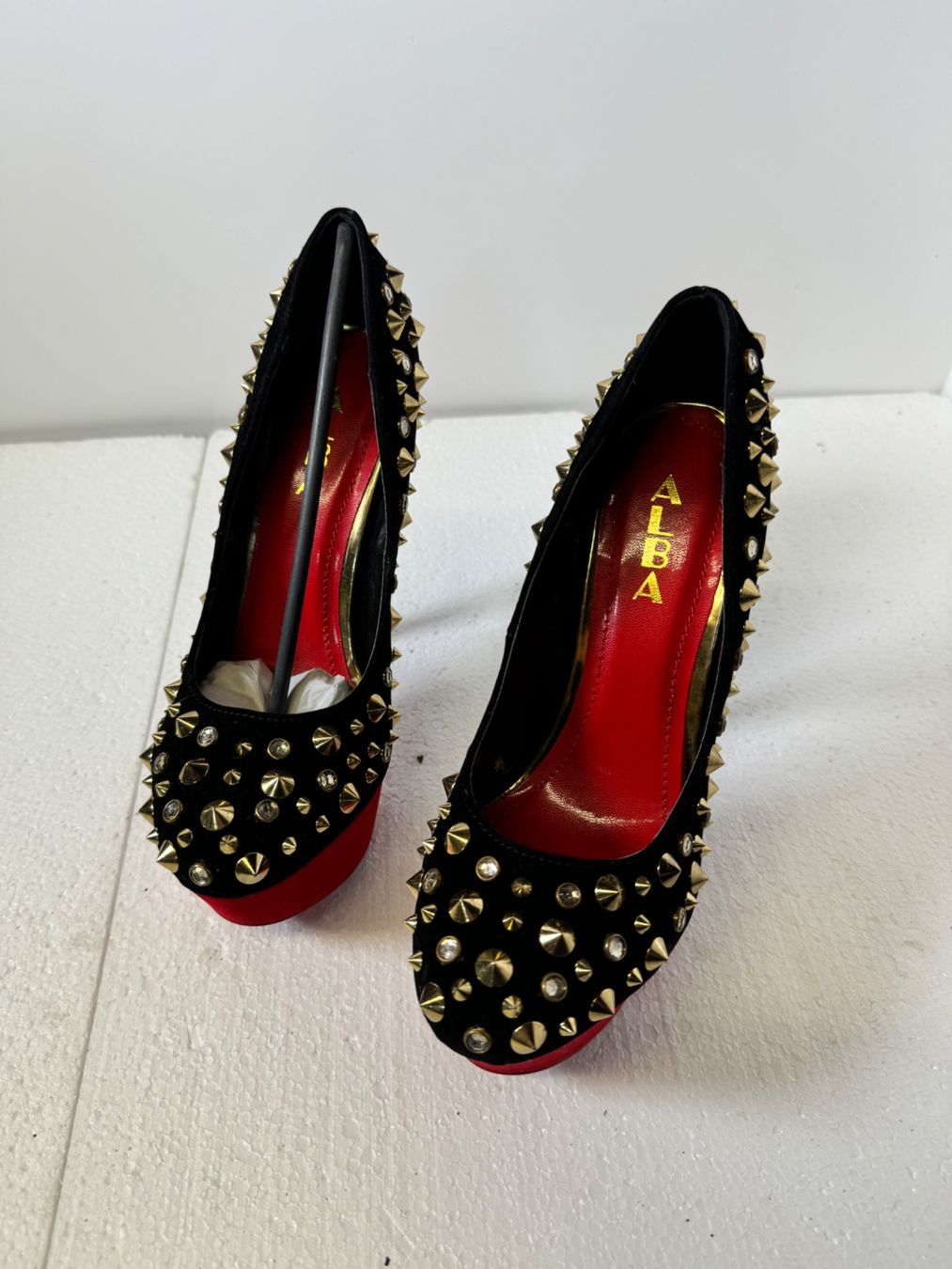Scarpe da donna: Pumps Highheels rote  Sohle Spitzen – Nuovo (secondo la descrizione) da AARBURG venduto da cheapstuff 3