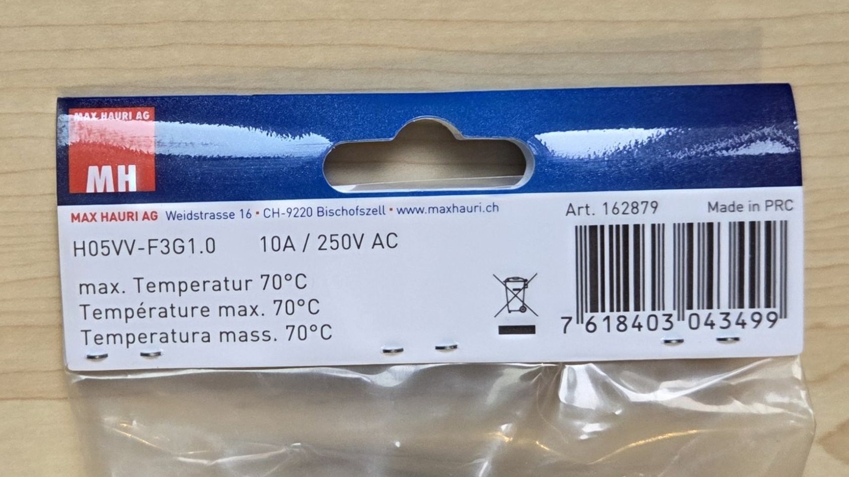 Cavi: TD Apparatekabel schwarz – Nuovo e nell'imballaggio originale da Kleindöttingen venduto da keepITeasy 3