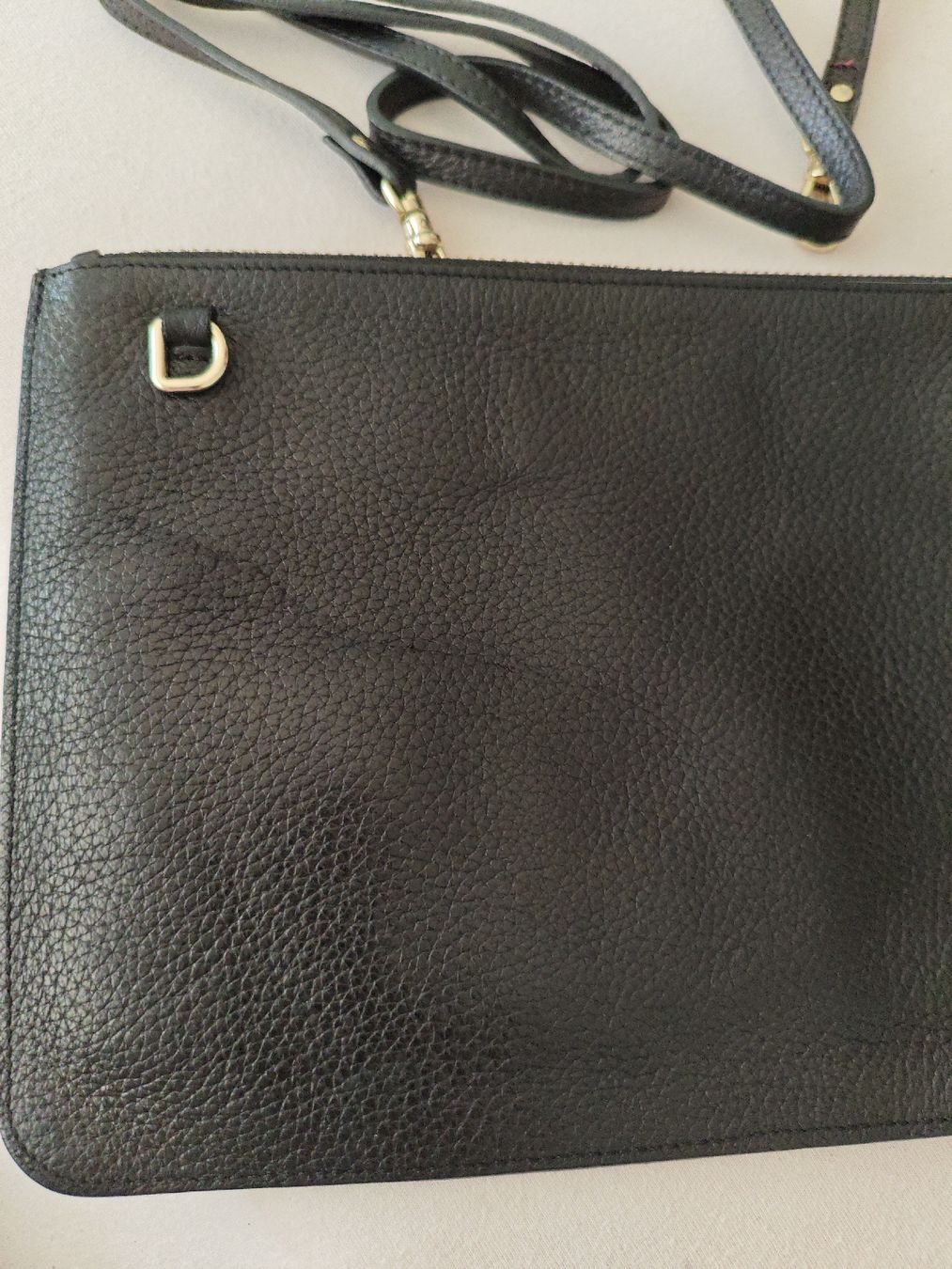 Massimo Dutti Borse da donna: Pochette en cuir noir Massimo Dutti – Difettoso da Basel venduto da aras7 2