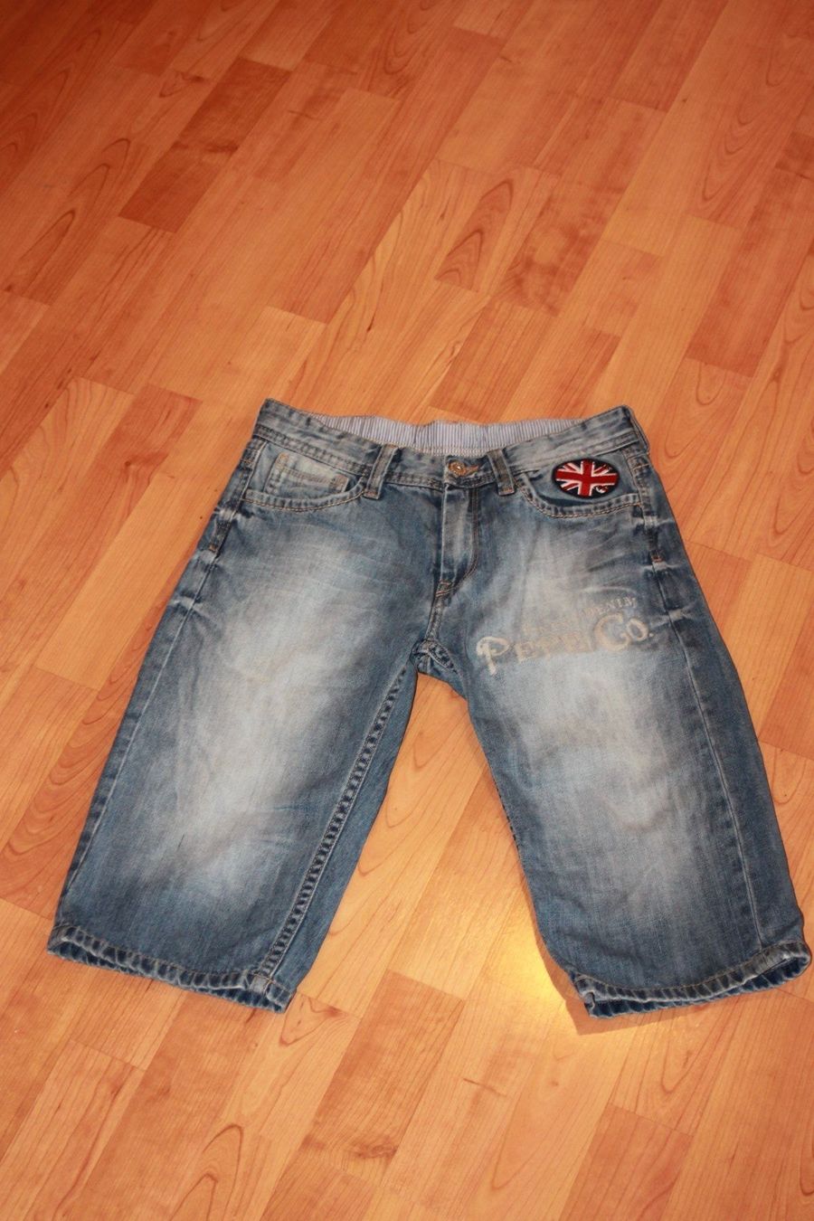 Pepe Jeans Pantaloni: blaue Pepe Jeans Bermudas 152 – Usato da Wenslingen venduto da Strick4Alpaca