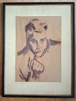 Selbstportrait von Jacques Düblin im Jahr 1930. 660x500mm