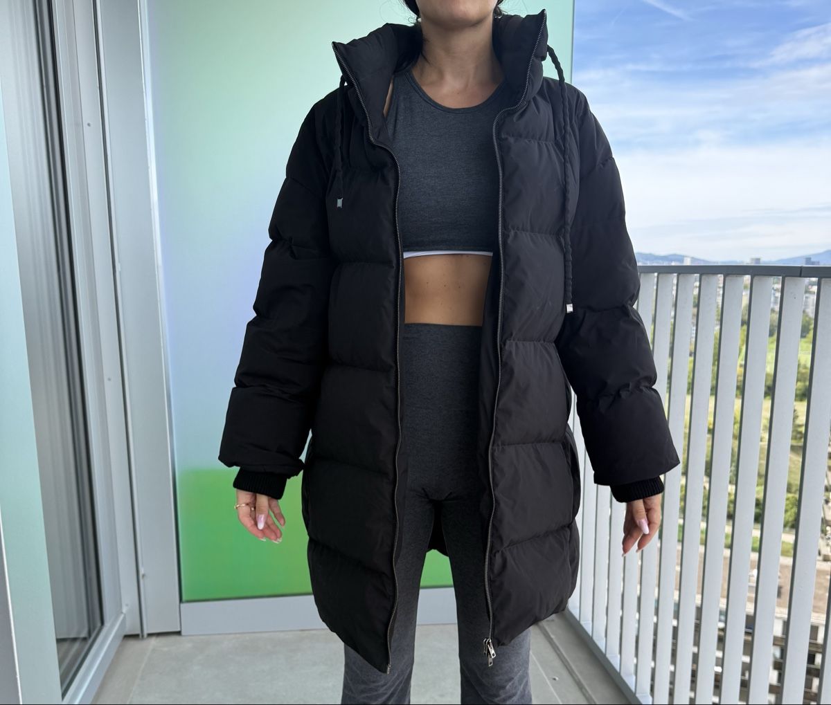 Falconeri Cappotti: Falconeri down puffer coat black waterproof technical fabric – Usato da Dübendorf venduto da ReLoved_Fashion_ZH