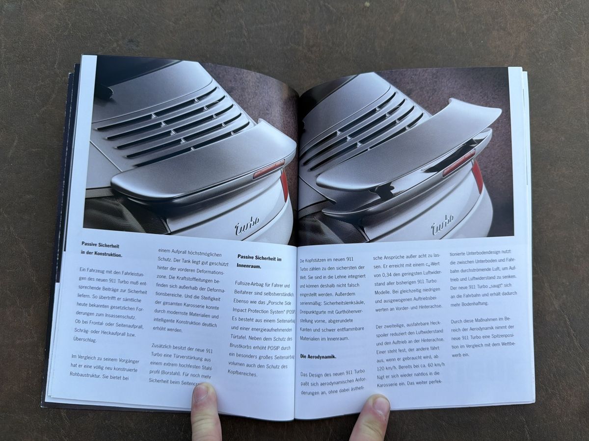 Porsche Documenti: Prospekt: Porsche 996 Turbo - deutsch – Usato da Wolfwil venduto da Rolex1 3
