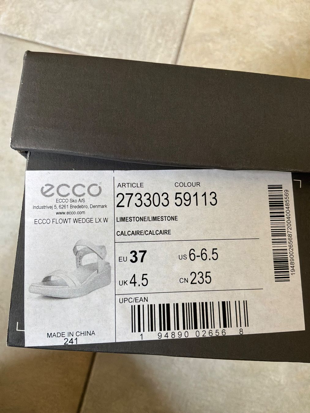 Ecco Damenschuhe: ECCO Sandal in Beige 37 – Neu und originalverpackt aus Glattfelden von Danshari 3
