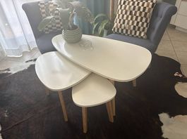 Set tavolini da salotto moderni (3 pezzi)  stile nordico