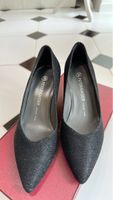 Peter Kaiser Pumps, Grösse 37, Schwarz Glitzer - Festlich!