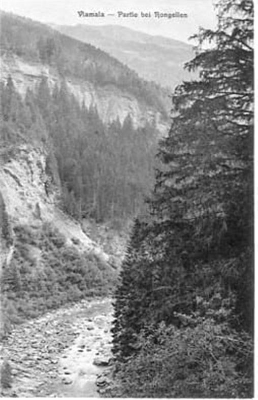 Ansichtskarten: Thusis, Viamala, Partie bei Rongellen – Gebraucht aus Ottikon b.Kemptth. von Neptun1974