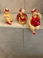 3 Mollige Badenixen (eine ist Kantenhocker)