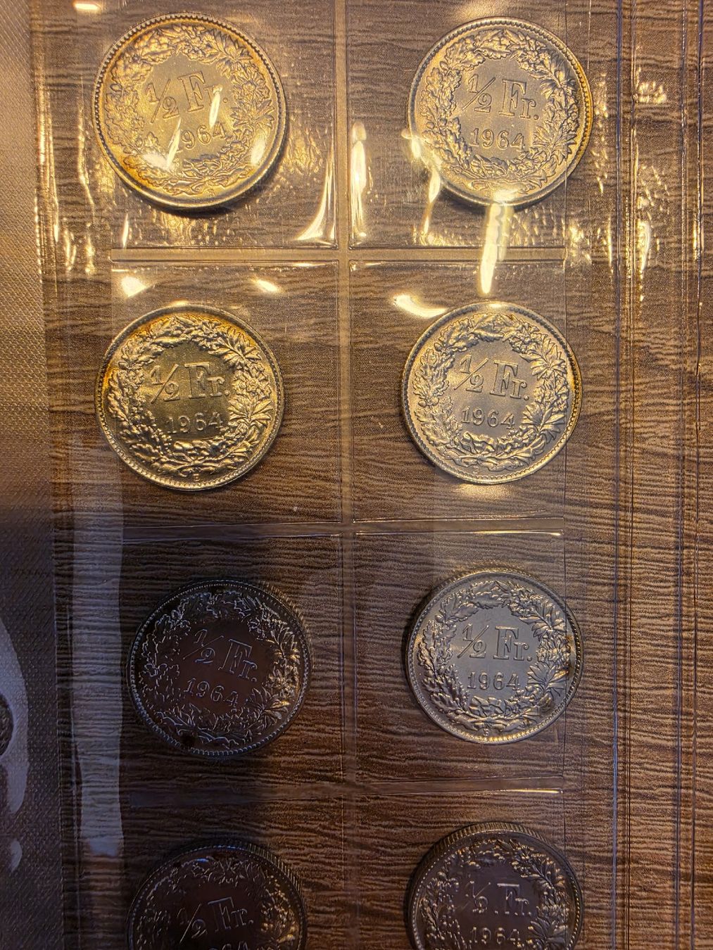 Tutti le monete: pièces 50cts 54x ab 1.- – Usato da Fribourg venduto da yan_z5fr 1