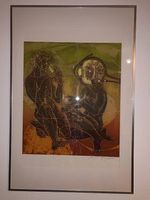 Hans Erni - Ophthalmologie 1984 - Originallitho mit Untersch