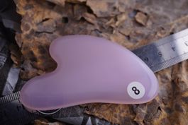 Gua Sha  Lavendel Quarz  Wow  –Edelsteinstube Rausverkauf