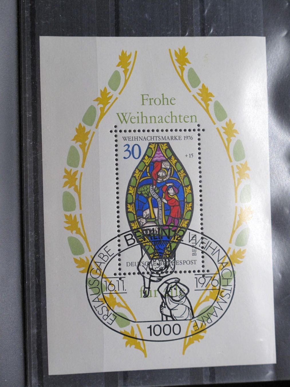 Tutti i francobolli: Berlin 1976 Weihnachten Block 5 gest. – Usato da Wil SG venduto da fva01