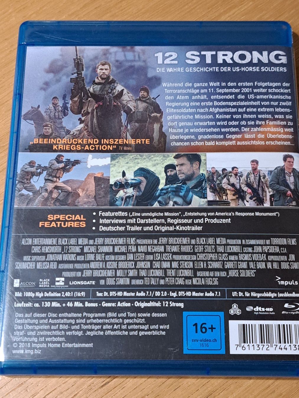 Tutti i DVDs: Blu-ray 12 STRONG mit Chris Hemsworth – Usato da Unterseen venduto da Kanica 1