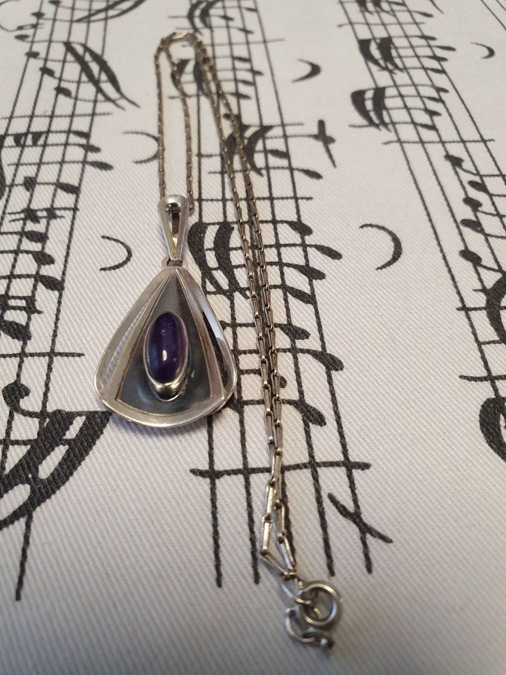 Ciondoli: Vintage Designer 800er Silber Amethyst- – Usato da Wohlen AG venduto da palmsprings 2