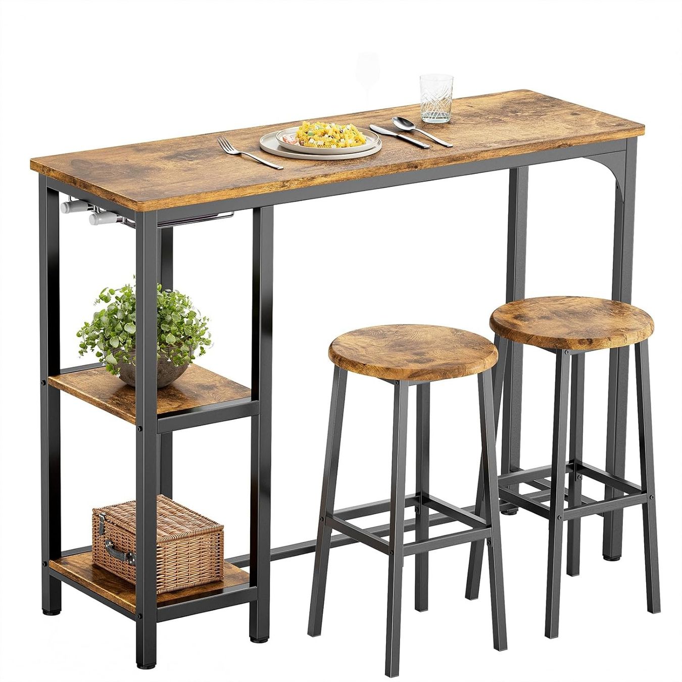 Tischset: Bartisch mit Barhocker – Neu (gemäss Beschreibung) aus Sins von Taschending