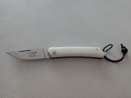 Kleines Taschenmesser Azero 14C28 weiss guter Zustand