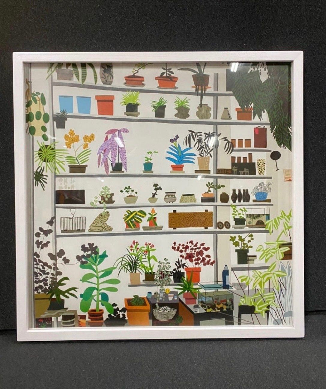 Arts picturaux & lithographies: Jonas Wood Large Shelf Still Life, 2017, Offset lithograph – Neuf avec emballage d'origine à Zürich par Peonie 2
