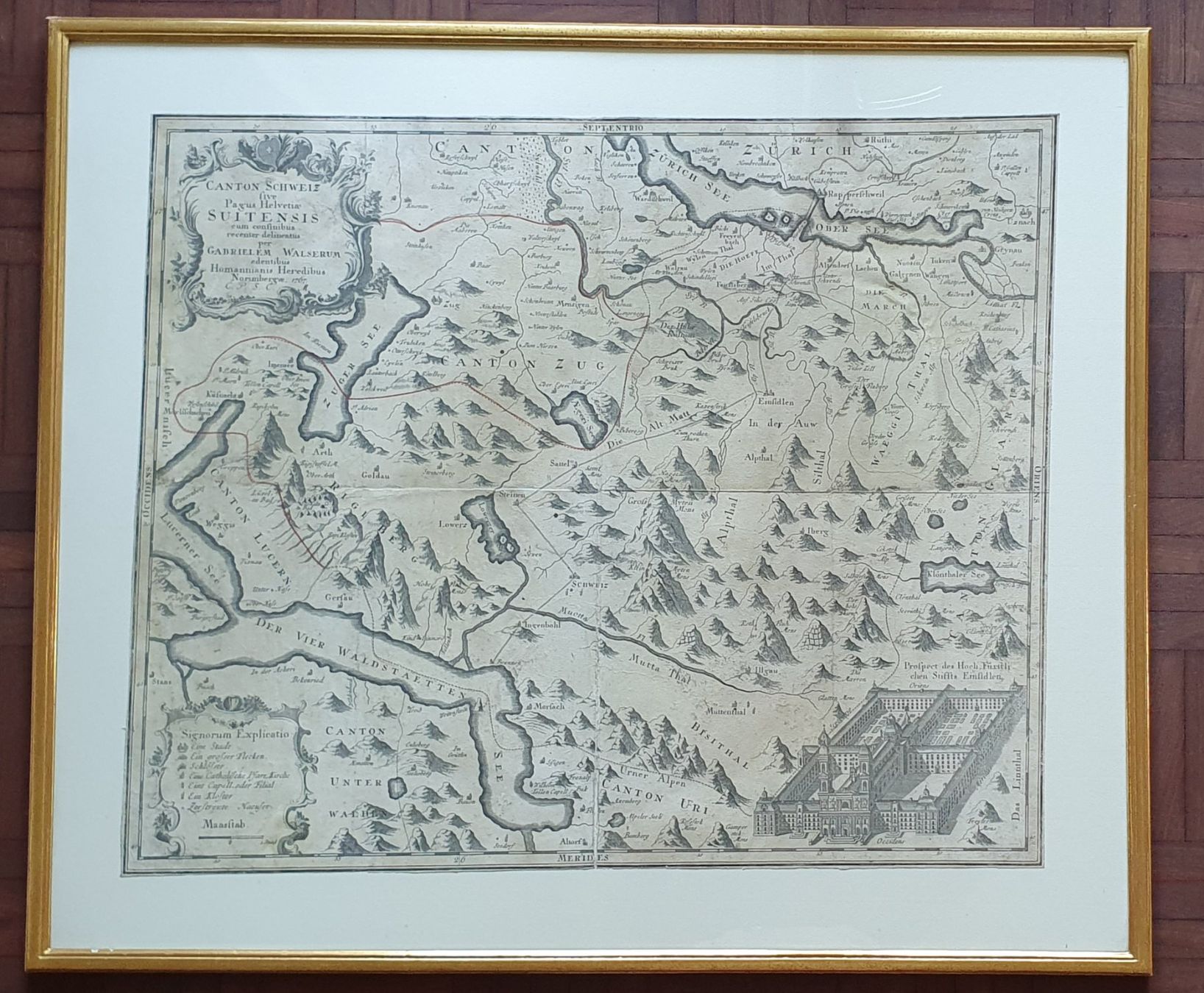 Cartine & Atlanti: Antike Landkarte Schweiz 1767 – Usato da Kreuzlingen venduto da Rschweiz1